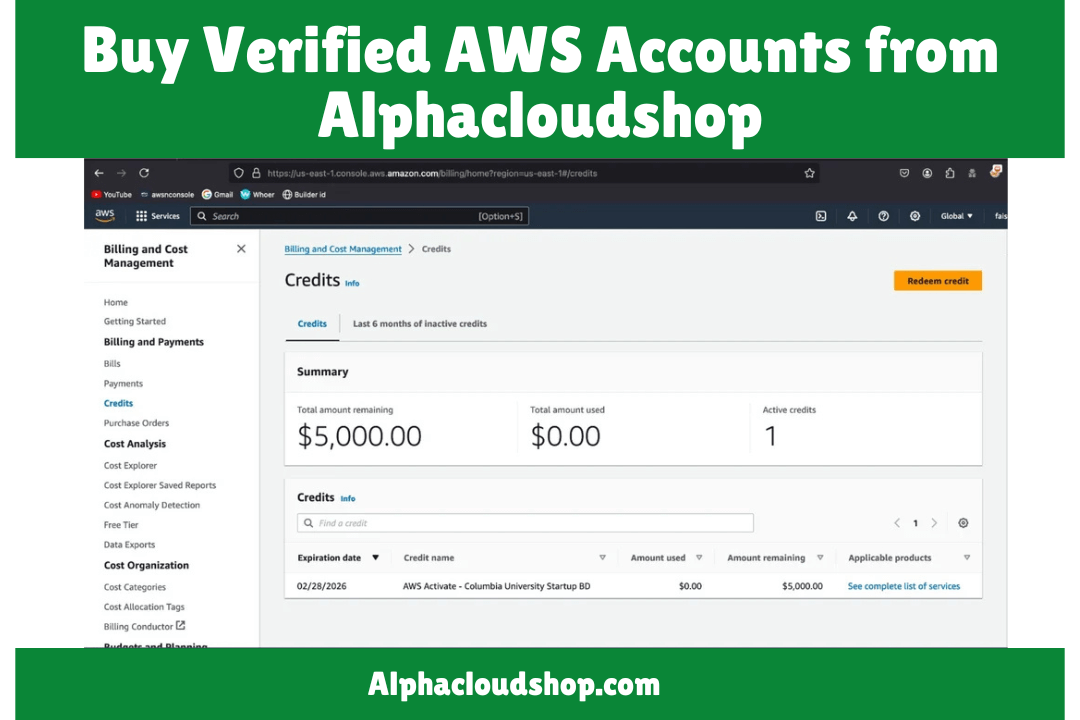 AWS Account for sale